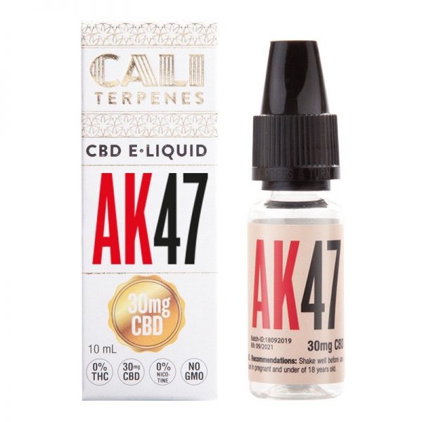 E-liquid AK47 CBD 30mg 10ml 0% Nicotine