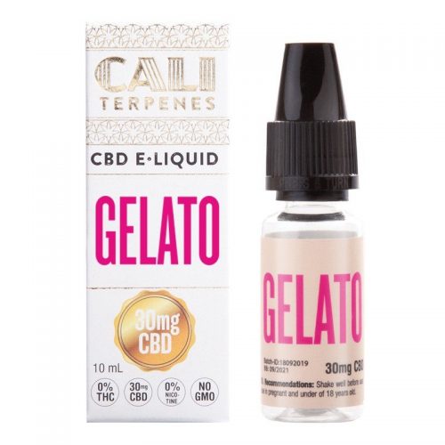 E-liquid Gelato CBD 30mg 10ml 0% Nicotine