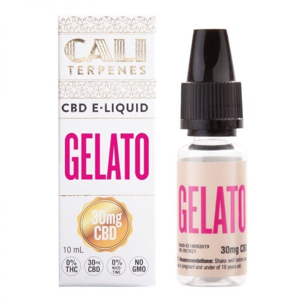 E-liquid Gelato CBD 100mg 10ml 0% Nicotine