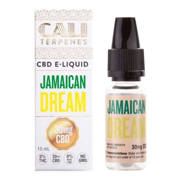 E-liquid Jamaican Dream CBD 30mg 10ml 0% Nicotine