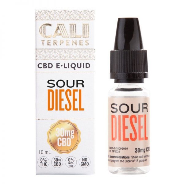 E-liquid Sour Diesel CBD 100mg 10ml 0% Nicotine